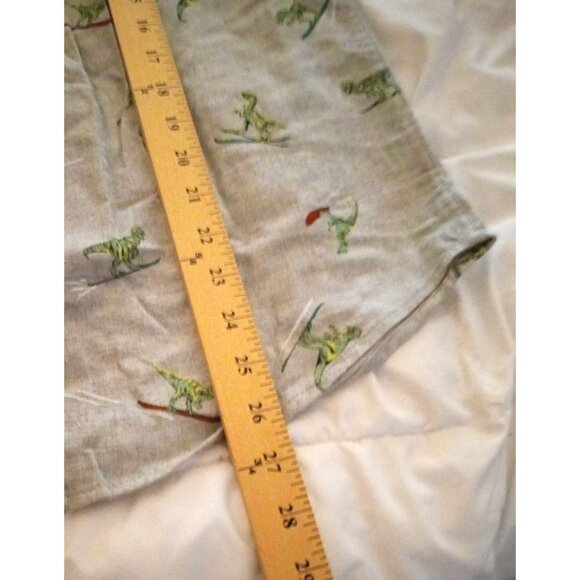 New Cat & Jack Boys size XL (16) Husky Dinosaur Print Button-Down Shirt - Picture 4 of 8